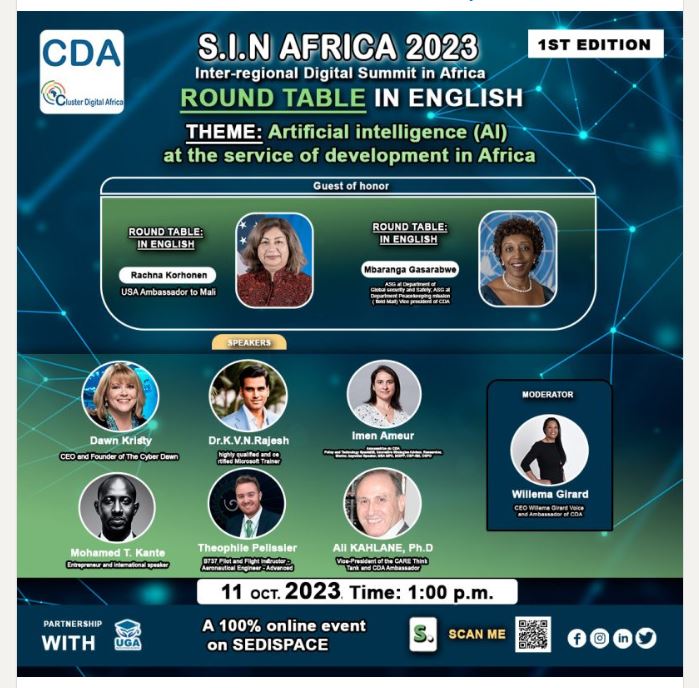 CDA - SIN AFRICA 2023: Shaping Africa's Future with AI