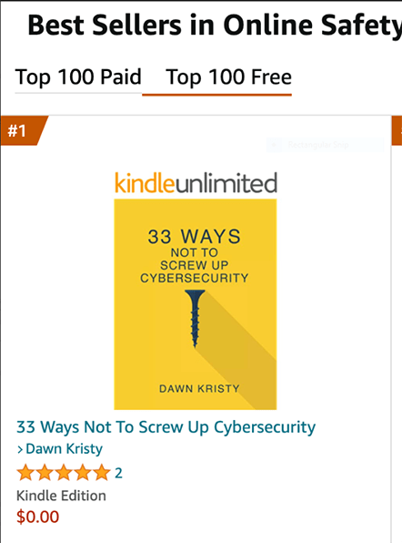 No 1 on Top 100 Free Best Sellers in Online Safety